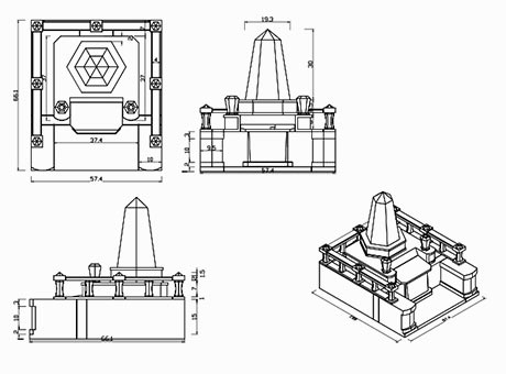 お墓の設計図作成無料