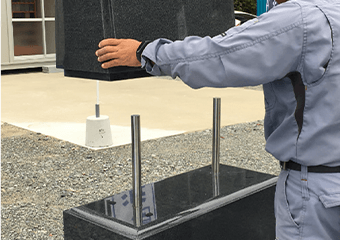 東日本大震災での倒壊ゼロの耐震施工