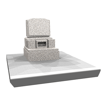 福島県いわき市の洋型墓石