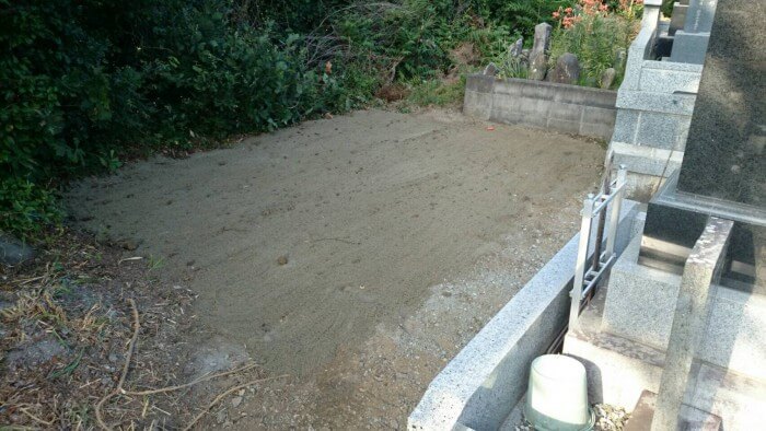 お墓じまい、解体処分4