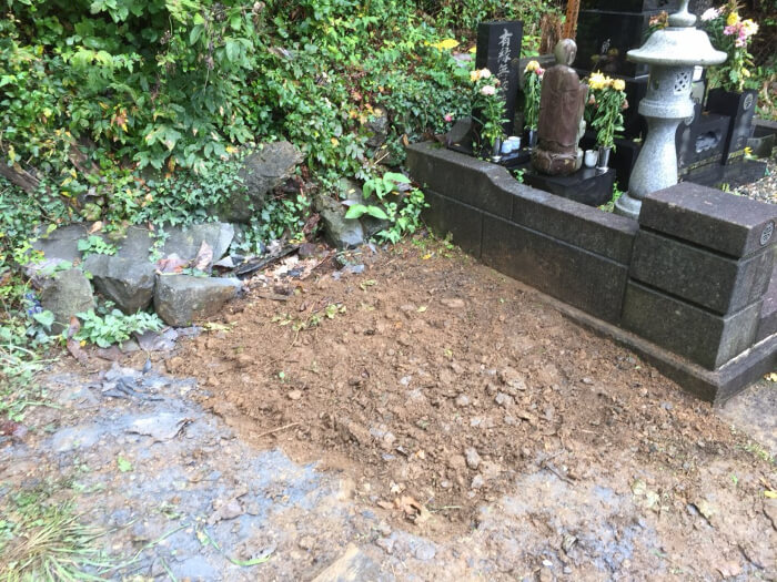 お墓じまい、解体処分6