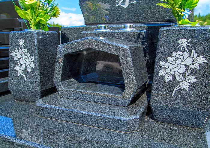 香炉や花立の交換2