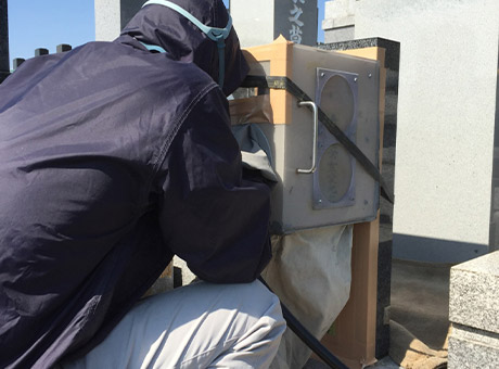 全国石製品共同組合」の墓石長期10年保証