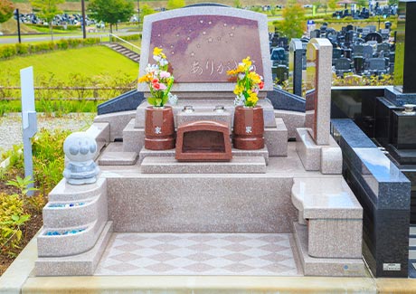 洋型墓石はカラーが豊富